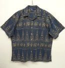 画像: 90'S RALPH LAUREN インディゴ抜染 オープンカラー アロハシャツ (VINTAGE) 「S/S Shirt」 入荷しました。