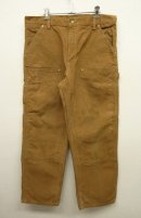 画像: CARHARTT ダック ダブルニー ぺインターパンツ ブラウン USA製 (VINTAGE) 「Bottoms」 入荷しました。