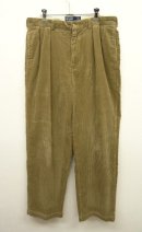 画像: 90'S RALPH LAUREN ツープリーツ 太畝 コーデュロイパンツ (VINTAGE) 「Bottoms」 入荷しました。