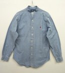 画像: 90'S RALPH LAUREN シャンブレー バンドカラーシャツ (VINTAGE) 「L/S Shirt」 入荷しました。
