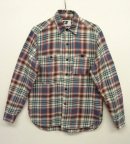 画像: Engineered Garments マチ付き フランネル ワークシャツ USA製 (USED) 「L/S Shirt」 入荷しました。