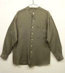 画像: UNKNOWN 猫目ボタン バンドカラーシャツ ソルト＆ペッパー (VINTAGE) 「L/S Shirt」 入荷しました。