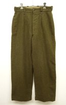 画像: 50'S フランス軍 プリーツ入り ウールパンツ (VINTAGE) 「Bottoms」 入荷しました。