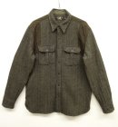 画像: RRL ヘリンボーンウール/ワックスコットン マチ付き ワークシャツ (USED) 「L/S Shirt」 入荷しました。
