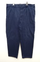 画像: ユーロ ワーク プリーツ入り ワークパンツ ダークブルー (VINTAGE) 「Bottoms」 入荷しました。