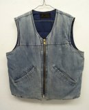 画像: 70'S EDDIE BAUER デニム ダウンベスト 黒タグ (VINTAGE) 「No Sleeve」 入荷しました。