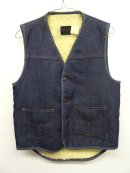 画像: 70'S SEARS ROEBUCKS ボア入り デニムベスト USA製 (VINTAGE) 「No Sleeve」 入荷しました。