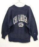 画像: 90'S CHAMPION "CHI OMEGA" 刺繍タグ リバースウィーブ NAVY USA製 (VINTAGE) 「Sweat Shirt」 入荷しました。
