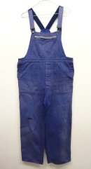 画像: ユーロ ワーク HBT オーバーオール ブルー (VINTAGE) 「Bottoms」 入荷しました。