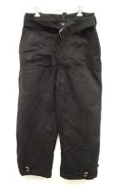 画像: 50'S フランス軍 モーターサイクル オーバーパンツ 後染めBLACK (DEADSTOCK) 「Bottoms」 入荷しました。