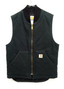 画像: 90'S CARHARTT 裏地キルティング ダックベスト BLACK (VINTAGE) 「No Sleeve」 入荷しました。