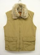 画像: 70'S WOOLRICH フェイクファー入り ウルフベスト TAN (VINTAGE) 「No Sleeve」 入荷しました。