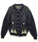 画像: 60'S PURITAN メタルボタン モヘアカーディガン アーガイル柄 (VINTAGE) 「Knit」 入荷しました。