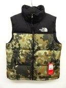 画像: THE NORTH FACE "1996 RETRO NUPTSE VEST" ブラック/カモ 日本未発売 (NEW) 「No Sleeve」 入荷しました。