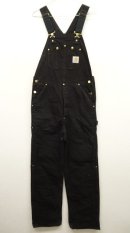 画像: 90'S CARHARTT 裏地キルティング ダックオーバーオール BLACK (VINTAGE) 「Bottoms」 入荷しました。