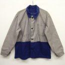 画像: ユーロ ワーク ツートンカラー カバーオール ジャケット グレー/ブルー (VINTAGE) 「Jacket」 入荷しました。