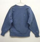 画像: 90'S CHAMPION 刺繍タグ リバースウィーブ 無地 杢ブルー USA製 (VINTAGE) 「Sweat Shirt」 入荷しました。