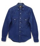 画像: RRL トップコンチョボタン ウエスタンシャツ INDIGO (USED) 「L/S Shirt」 入荷しました。