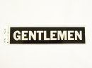 画像: USA製 メタルサインプレートステッカー GENTLEMEN (NEW) 「Accessorie」 入荷しました。