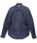 画像: RRL コンチョボタン 耳付きデニム ウエスタンシャツ USA製 (USED) 「L/S Shirt」 入荷しました。