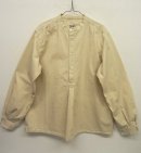 画像: for NINA シェルボタン プルオーバー グランパシャツ NATURAL (NEW) 「L/S Shirt」 入荷しました。