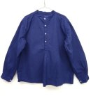 画像: for NINA シェルボタン プルオーバー グランパシャツ NAVY (NEW) 「L/S Shirt」 入荷しました。