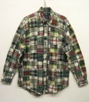 画像: 90'S RALPH LAUREN マドラスチェック パッチワーク BDシャツ (VINTAGE) 「L/S Shirt」 入荷しました。