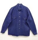 画像: ユーロ ワーク デニム ボックスシャツ ブルー (VINTAGE) 「L/S Shirt」 入荷しました。