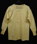 画像: 50'S フランス軍 ヘンリーネック ロングリブ アンダーシャツ NATURAL (DEADSTOCK) 「T-Shirt」 入荷しました。