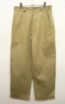 画像: 50'S アメリカ軍 USMC フラップ付きバックポケット チノパンツ W34L33 (VINTAGE) 「Bottoms」 入荷しました。