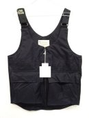 画像: ink "ROYAL OVER VEST" ロイヤルネイビーポリスジャケット 解体＆再構築 オーバーベスト (NEW) 「No Sleeve」 入荷しました。