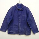 画像: ユーロ ワーク カバーオール ワークジャケット インディゴ (VINTAGE) 「Jacket」 入荷しました。
