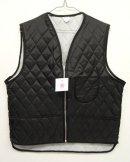 画像: 90'S UNKNOWN Vネック キルティングベスト ブラック USA製 (DEADSTOCK) 「No Sleeve」 入荷しました。