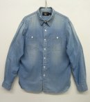 画像: RRL チンスト付き シャンブレー ワークシャツ BLUE (USED) 「L/S Shirt」 入荷しました。