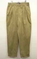 画像: 90'S RALPH LAUREN ツープリーツ チノパンツ BEIGE (VINTAGE) 「Bottoms」 入荷しました。