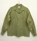 画像: 50'S JAYSON 長袖 オープンカラーシャツ アトミック柄 USA製 (VINTAGE) 「L/S Shirt」 入荷しました。