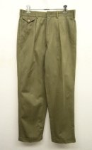 画像: 80'S RALPH LAUREN ツープリーツ チノパンツ KHAKI TALONジップ (VINTAGE) 「Bottoms」 入荷しました。