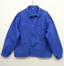 画像: フレンチ ワーク カバーオール ワークジャケット BLUE フランス製 (VINTAGE) 「Jacket」 入荷しました。