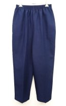 画像: ウエストゴム入り スラックス イージーパンツ NAVY (USED) 「Bottoms」 入荷しました。