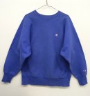 画像: 90'S CHAMPION 刺繍タグ リバースウィーブ 無地 ブルー USA製 (VINTAGE) 「Sweat Shirt」 入荷しました。