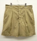 画像: 60'S フランス軍 M52 プリーツ入り チノショーツ (DEADSTOCK) 「Shorts」 入荷しました。