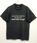 画像: 90'S SCREEN STARS "What Went Wrong?" 綿ポリ 半袖 Tシャツ USA製 (VINTAGE) 「T-Shirt」 入荷しました。