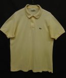 画像: 80'S CHEMISE LACOSTE L1212 ポロシャツ レモンイエロー フランス製 (VINTAGE) 「S/S Polo」 入荷しました。