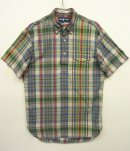 画像: RALPH LAUREN マドラスチェック 半袖 ボタンダウンシャツ (USED) 「S/S Shirt」 入荷しました。