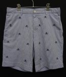 画像: RALPH LAUREN スカル刺繍 シアサッカーショーツ ストライプ (USED) 「Shorts」 入荷しました。
