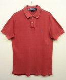 画像: RALPH LAUREN ヴィンテージ加工 ハンドステッチ ポロシャツ RED (USED) 「S/S Polo」 入荷しました。