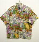 画像: 90'S PATALOHA "EUGENE SAVAGE" 半袖 アロハシャツ メニュー柄 オリジナル (VINTAGE) 「S/S Shirt」 入荷しました。