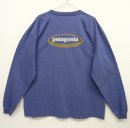 画像: 90'S PATAGONIA 黒タグ バックプリント オーバルロゴ 長袖Tシャツ USA製 (VINTAGE) 「T-Shirt」 入荷しました。