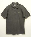 画像: 80'S CHEMISE LACOSTE L1212 ポロシャツ ダークグレー フランス製 (VINTAGE) 「S/S Polo」 入荷しました。