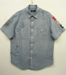 画像: RALPH LAUREN ステンシル入り 半袖 シャンブレーシャツ ブルー (NEW) 「S/S Shirt」 入荷しました。